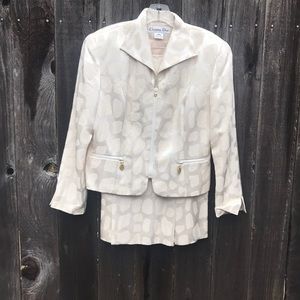 ✨Dior Ivory giraffe print Skirt Set ✨